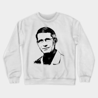 Anthony Fauci Portrait Crewneck Sweatshirt